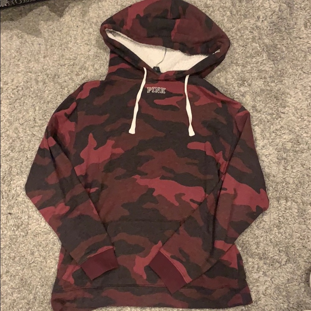 PINK Camo Hoodie/Sweatshirt